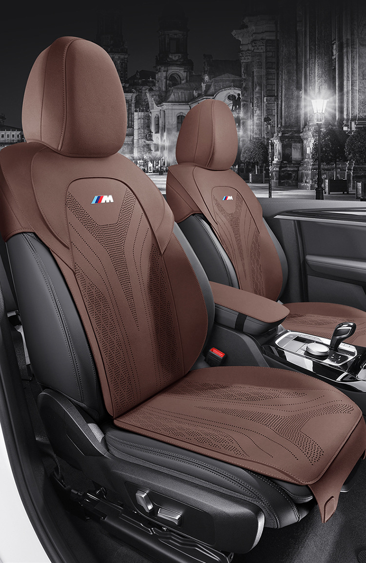 18-23 BMW x3 cushion breathable perforated summer suede seat cover BMW ix3 for four seasons seat cover