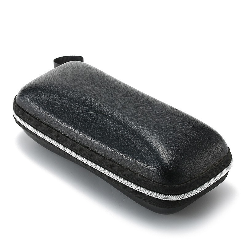 Customized large sunglasses box zipper eye box sports sunglasses box portable small fresh hard box