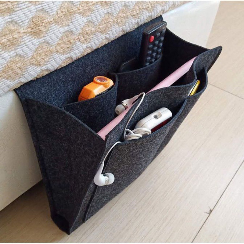 Bedside Storage bag felt bedroom Bedside felt sofa dormitory Storage Hanging bag Independent Manufactor wholesale On behalf of