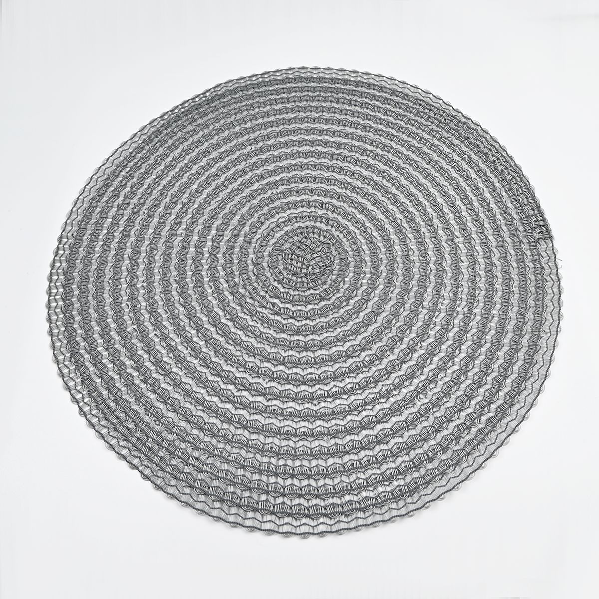 PE cojín trenzado redondo lavable antideslizante aislamiento térmico hotel cojín de mesa bohemia cojín de mesa de grado alimenticio