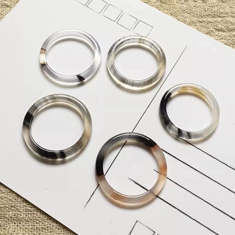 Чернила Серый Агат Кольцо Серый Античный Стиль Чернила Агат Нефрит Кольцо Халцедон Кольцо Ручное Кольцо Для Бега Хвост Кольцо