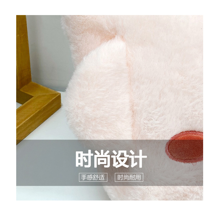 2023 Fashionable and cute cartoon doll small shoulder bag, plush toy single-shoulder crossbody bag, student hand-held mobile phone bag undefined