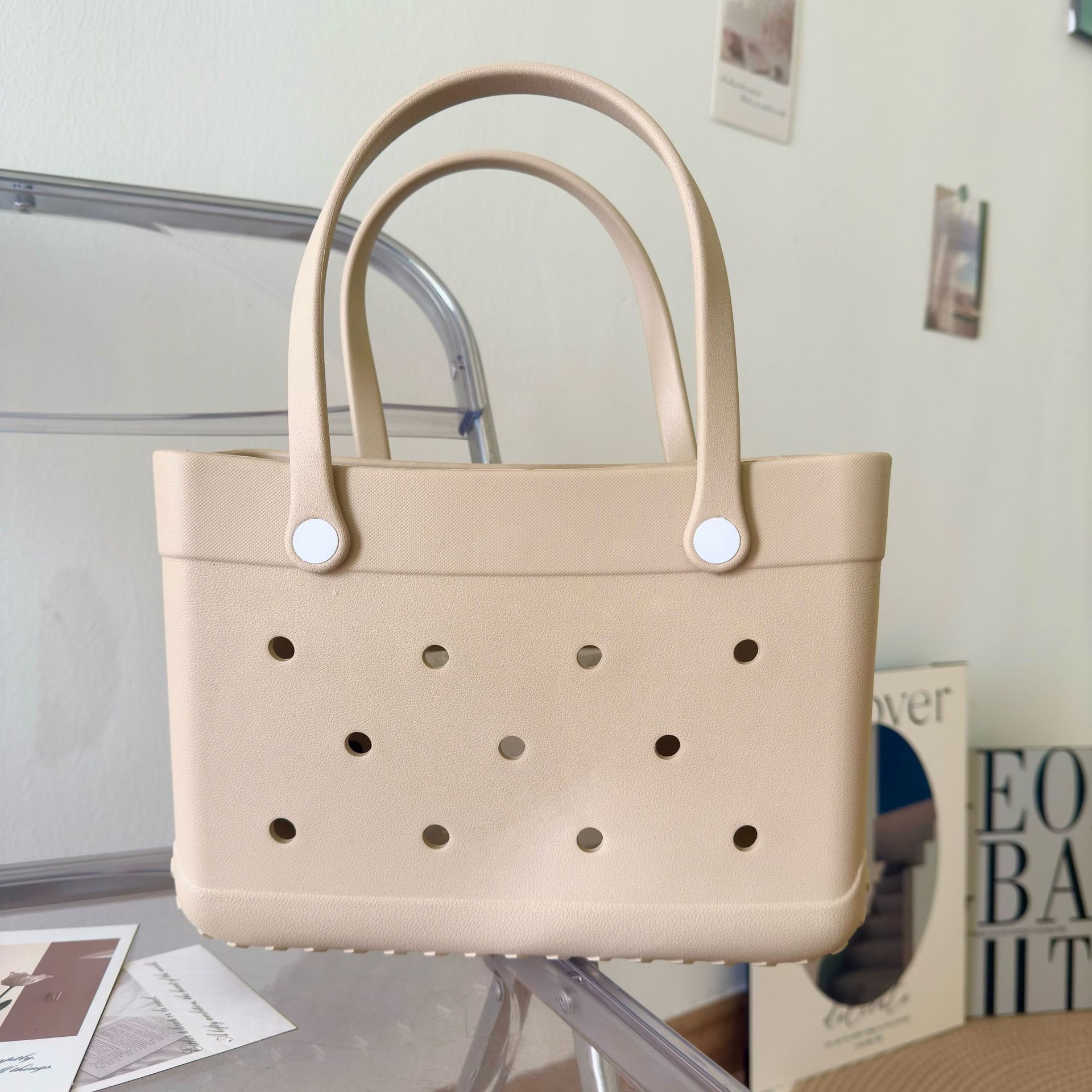 957g Weight Open Closure Type Double Handle Strap Type Square Bag Bags Type Casual Occasion EVA Material Heart Shape, Bow Knot Pattern All Seasons Season Women's Gender Cute Style Square Shape Women's EVA Heart Shape Bow Knot Cute Square Open Square Bag 17