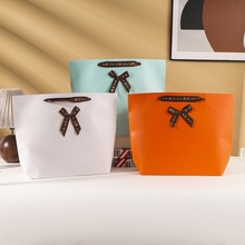 现货服装店手提袋纸袋高级感白卡纸袋茶叶礼品袋面膜礼袋收纳提袋