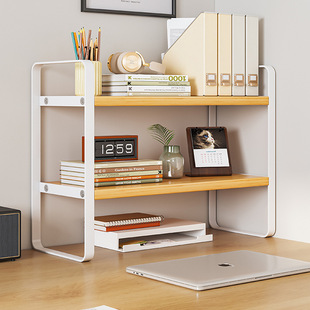 Desktop Storage Rack Wrought Iron Desk Bookshelf Desk Storage Small Shelf Student Dormitory Cosmetics Organizer Office