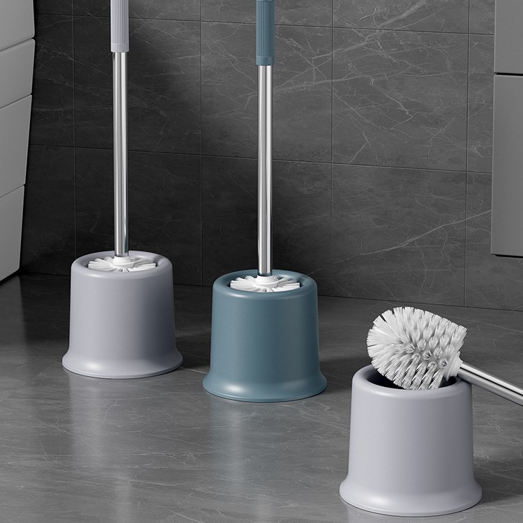 Household Toilet Cleaning Tools Toilet Brush Japanese Long Handle Toilet Brush Bathroom Cleaning Plastic Soft Bristle Toilet Brush