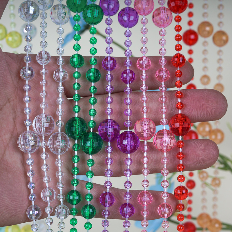 New acrylic bead curtains for weddings, bead chains, connected beads, plastic beads, DIY bedroom door curtains, hanging curtains, partition curtains New acrylic bead curtains for weddings, bead chains, connected beads, plastic beads, DIY bedroom door curtains, hanging curtains, partition curtains