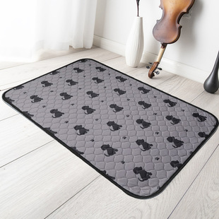 Amazon cross-border printed pet urine pad easy to wash and dry urine pad instant absorbent urine pad cat rabbit guinea pig pad