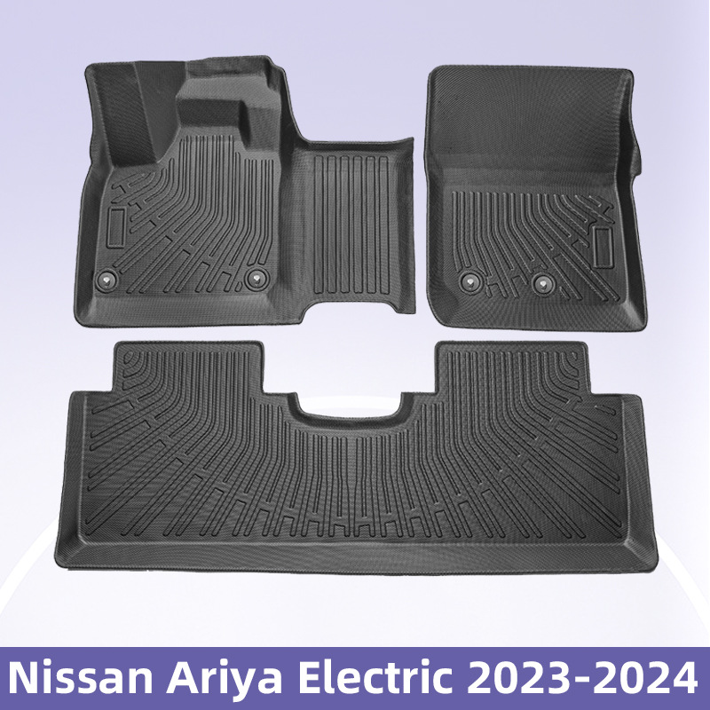 Aplicable a Nissan Ariya 2023 - 2025 electricidad pura 3D todo el tiempo material TPE almohadilla para los pies almohadilla del maletero