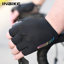 INBIKE新款透气摩托自行车山地车手套男女款户外运动骑行半指手套