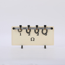 现货演示电阻箱欧姆可调标准教学电阻箱变阻箱直流交流学生教具