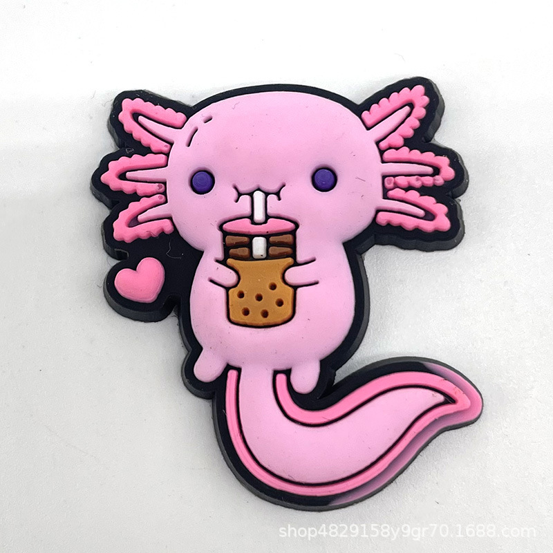 サメ、イルカ、ヒトデ、海洋動物、Zhibixing クロックス、アクセサリー、PVC ソフトラバークロックス、靴バックル、靴の花の装飾|undefined