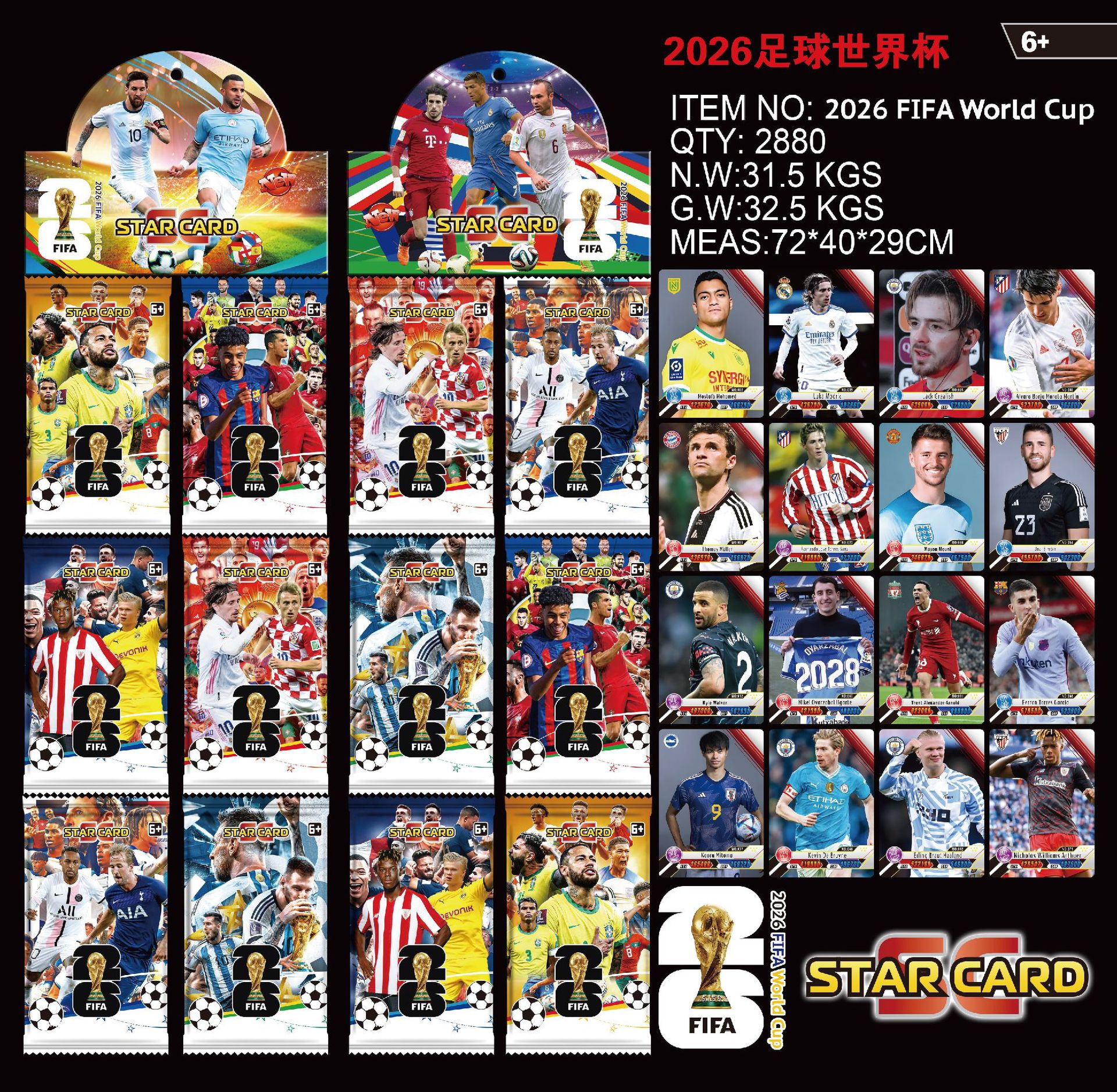 世界杯足球吊卡