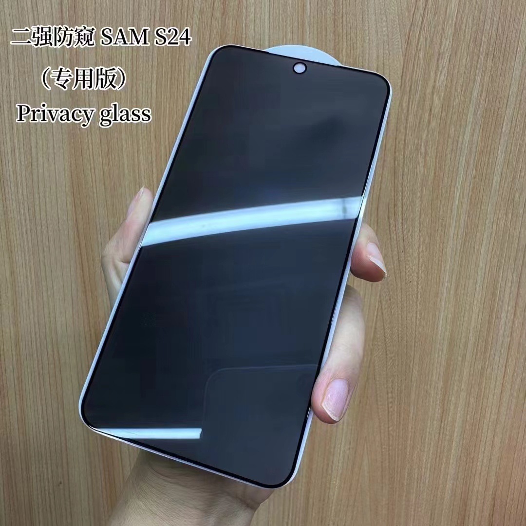 Película Protectora de Vidrio Templado de Doble Capa Anti-Espía para Samsung S24 Ultra/S23, Película Protectora para S22 Plus/S21, Versión Desbloqueada