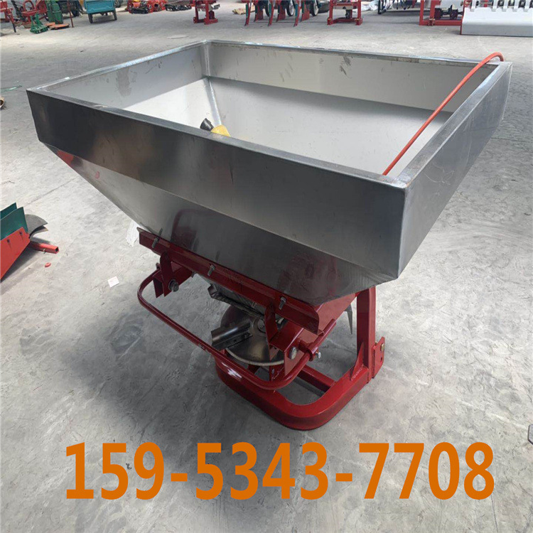 拖拉机后置双盘施肥机 颗粒肥粉末肥撒肥机 单盘不锈钢撒肥机