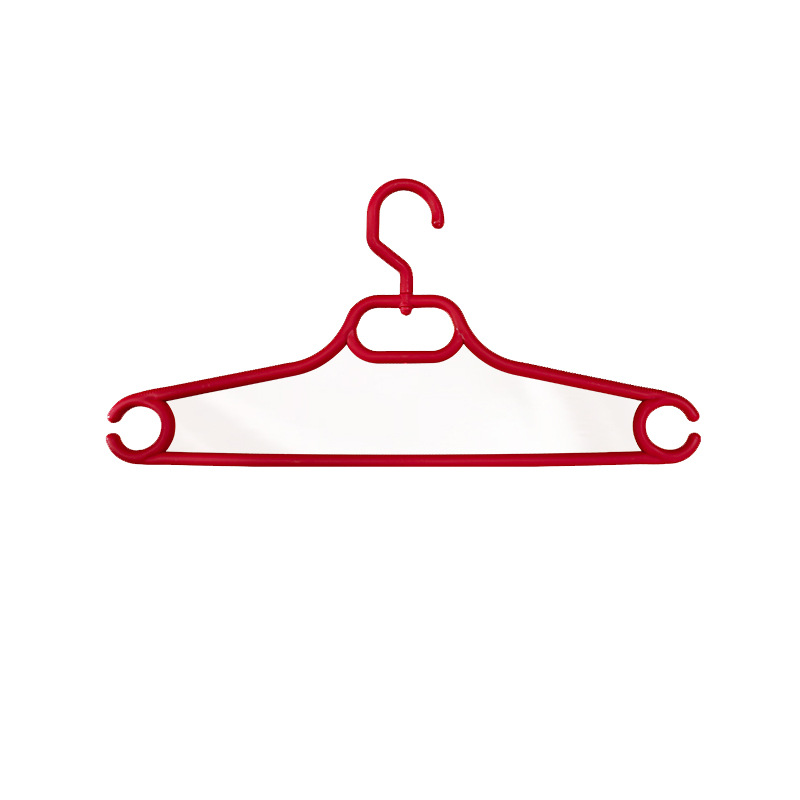 Suministros DE BODA rojo ropa festiva percha antideslizante inconsútil percha de la boda dote de plástico percha