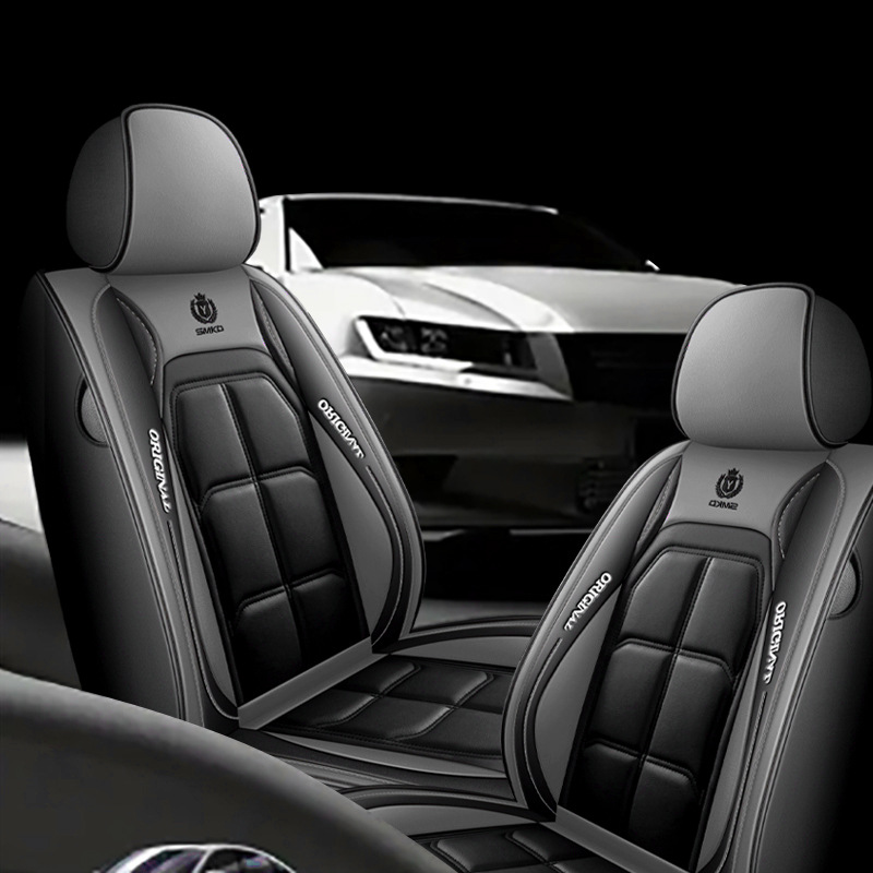 Cross-Border Foreign Trade Amazon All-Inclusive Seat Cover Full Leather Abs Car Seat Cushion Main and Passenger Seat Cover Four-Season Universal Cushion