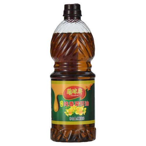 Diaoqiu 900ML strong Sichuan flavor rapeseed oil, household commercial edible cooking small bottle edible oil, factory direct sales