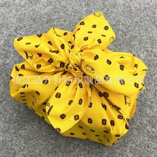 Japanese Colorfulful Polka Dot Gift Wrapping Cloth Multi-Purpose Creative Gift Box and Baggage Towel Can Be Customized with Pictures