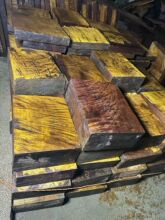金丝楠木水波纹木皮料 家具料工艺品料凳面料 缅甸林区一手货源