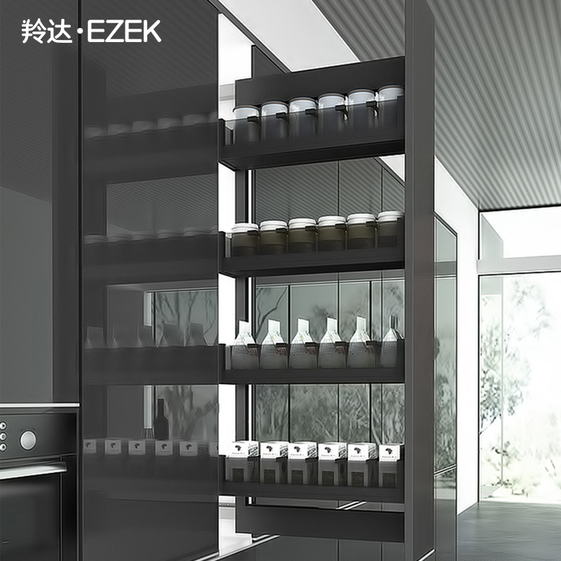 BB4C wholesale universal sliding track heavy-duty rail wardrobe cabinet sliding high cabinet track side-pull cabinet