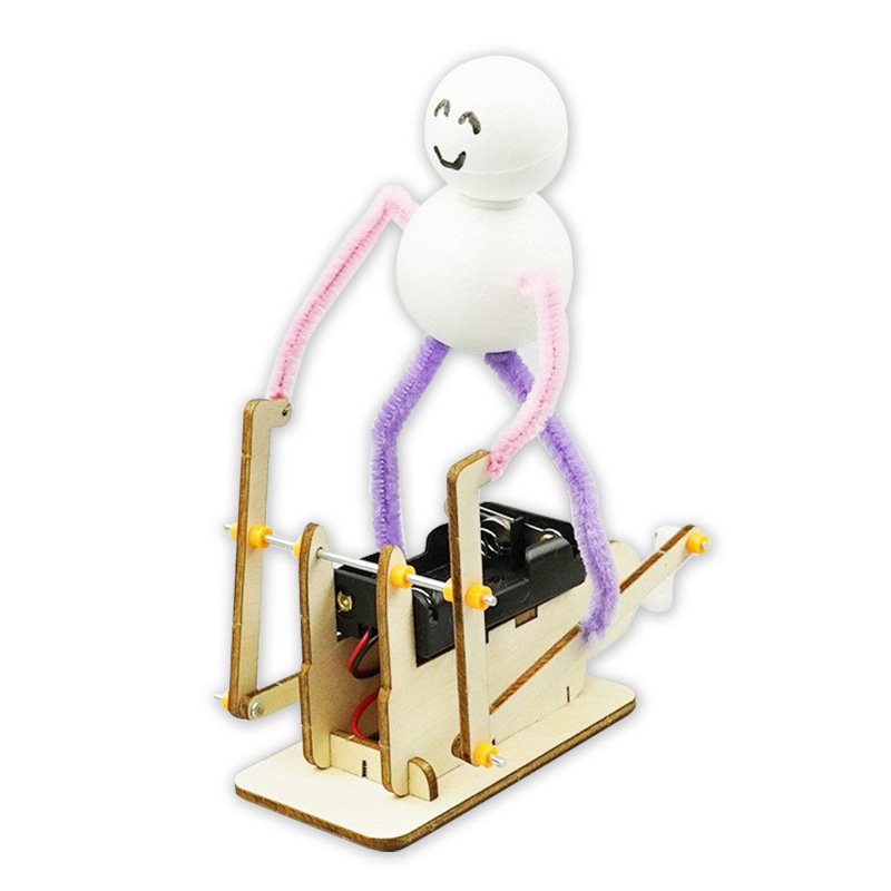 ステムテクノロジーおもちゃ木製ランニングロボット手作りテクノロジー少量生産diy小学校中学校科学実験|undefined