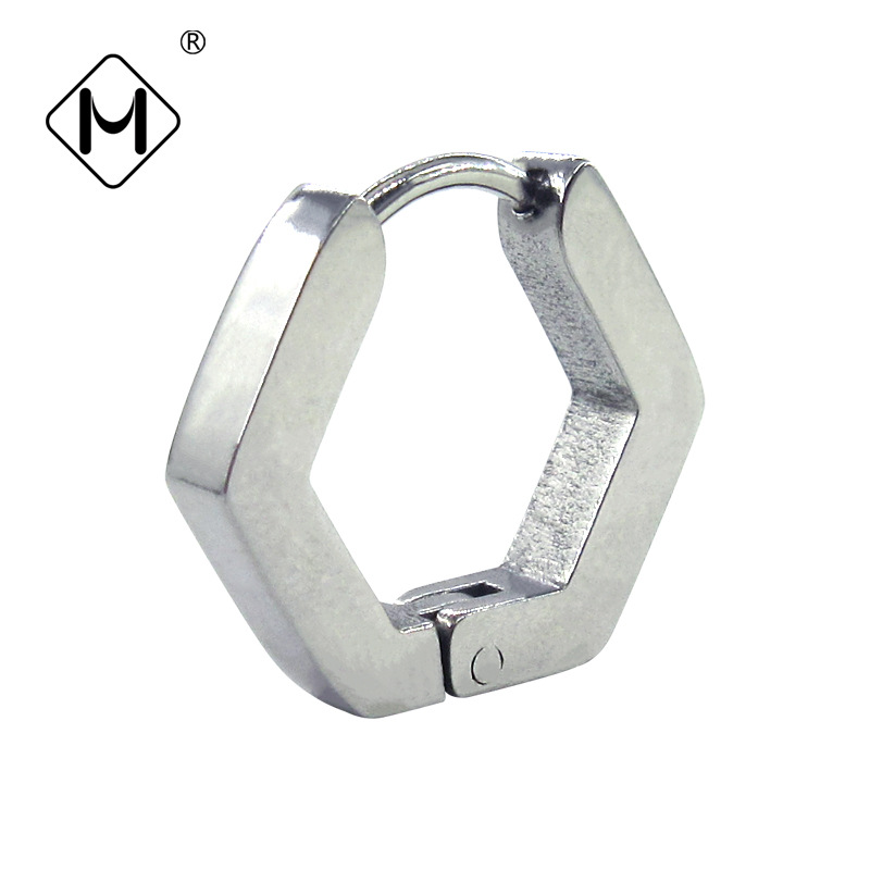 스틸 이어 버클 싱글