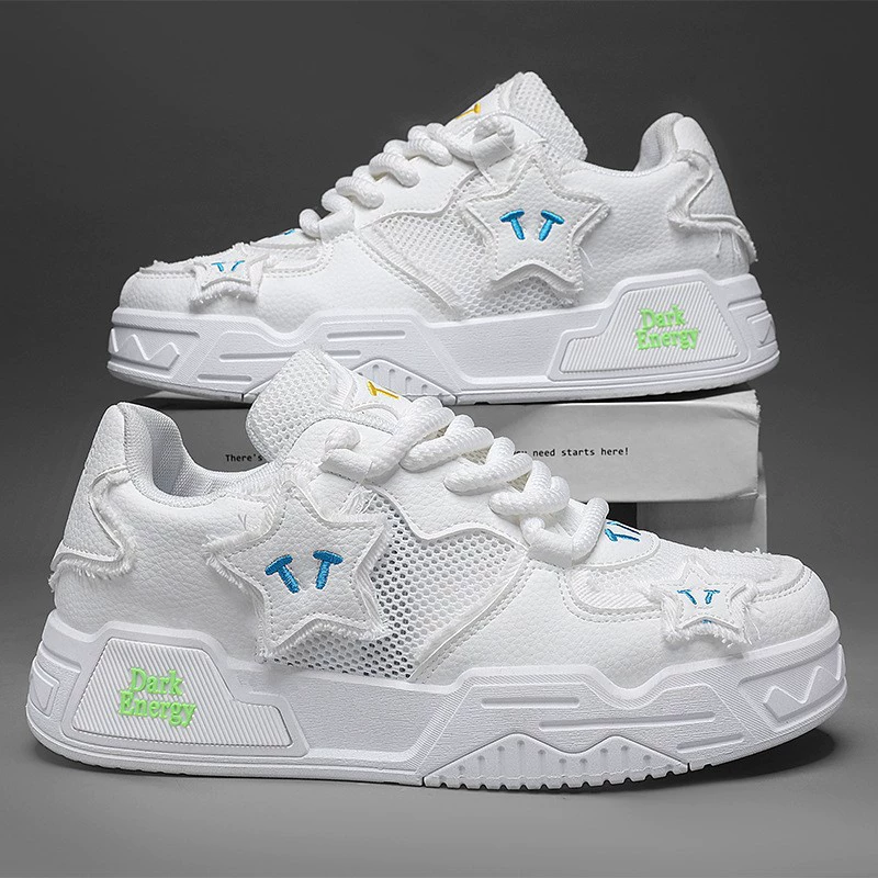 Летние новые маленькие белые туфли прилив