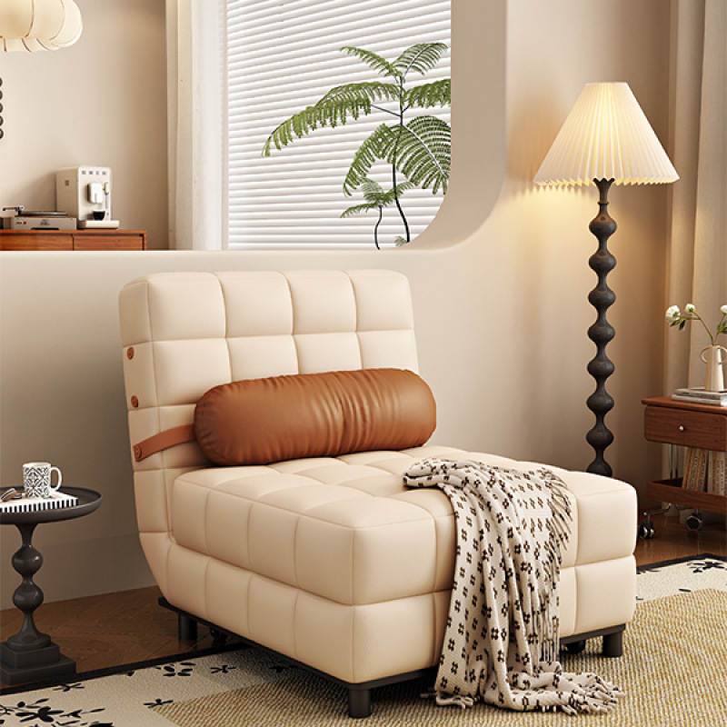 Sofá cama multifuncional de doble propósito, balcón de la sala de estar, apartamento pequeño, doble individual plegable