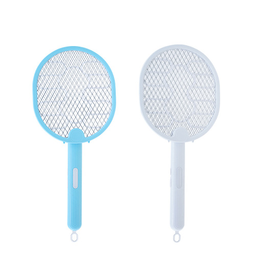 Folding electric mosquito swatter rechargeable household powerful mosquito killer lamp two-in-one mosquito killer artifact lithium battery fly mosquito swatter