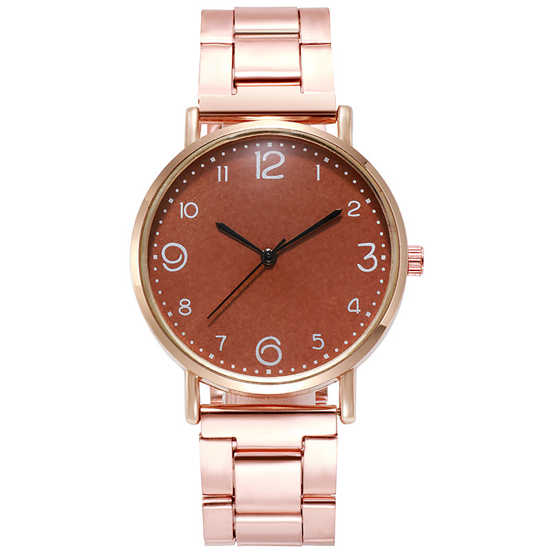 Montre d'étudiant de mode de loisirs pour femmes de nouvelle ceinture en acier inoxydable_voghion.com