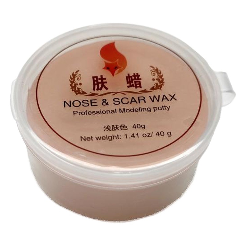 Cine y televisión maquillaje piel cera Halloween cuchillo cicatriz boca piel cera cicatriz cera almohadilla nariz cubierta ceja que forma la cera de la piel