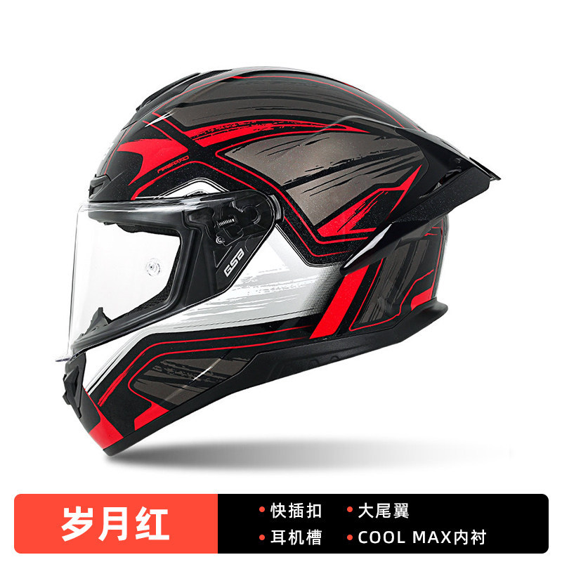 Casco Integral para Motocicleta 361GT de ABS Ajustable, Transpirable para Motocicleta image 14