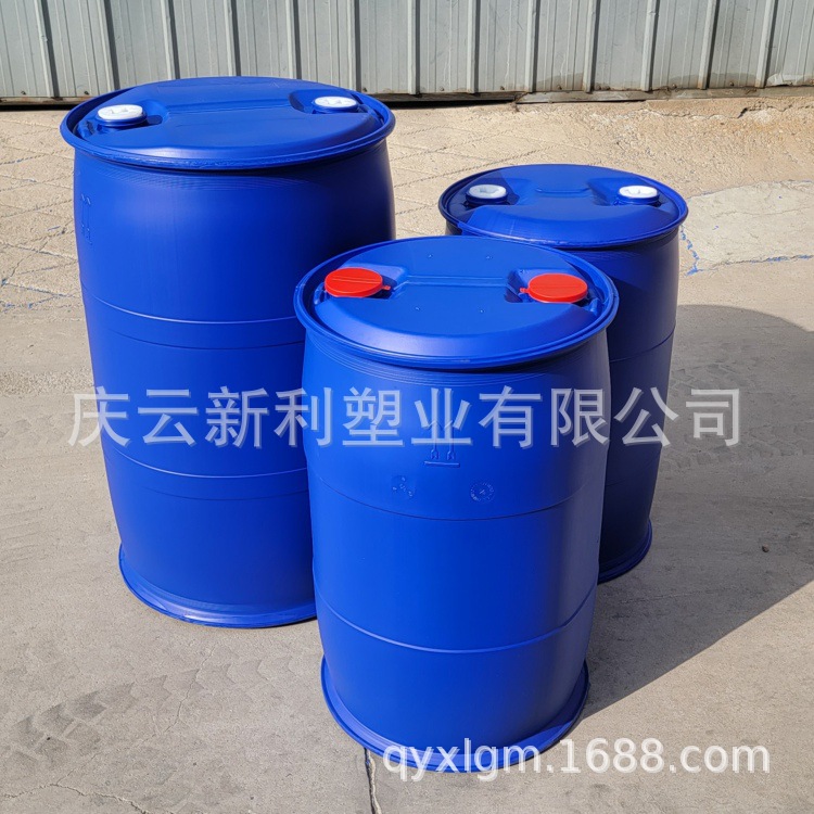 双环桶 蓝色化工桶 100升120升200升塑料桶 款式相似 容积异样