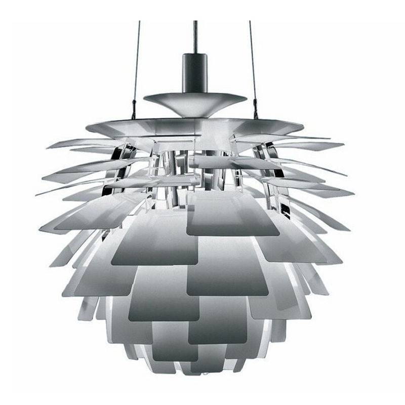 Postmodern Minimalist Thousand-Leaf Pinecone Pendant Light Ph5 for Living Room, Dining Room, Bar, Nordic Creative Aluminum Vintage Style