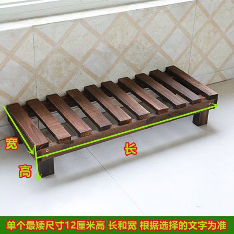 フラワースタンド収納ラック無垢材炭化はしご多層バルコニー床置き防錆木材屋内屋外ポトス植木鉢ラック|undefined