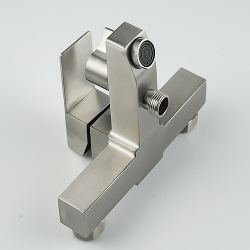 Shower faucet hot and cold water mixing valve concealed 304 stainless steel bathtub faucet into the wall bathroom triple faucet