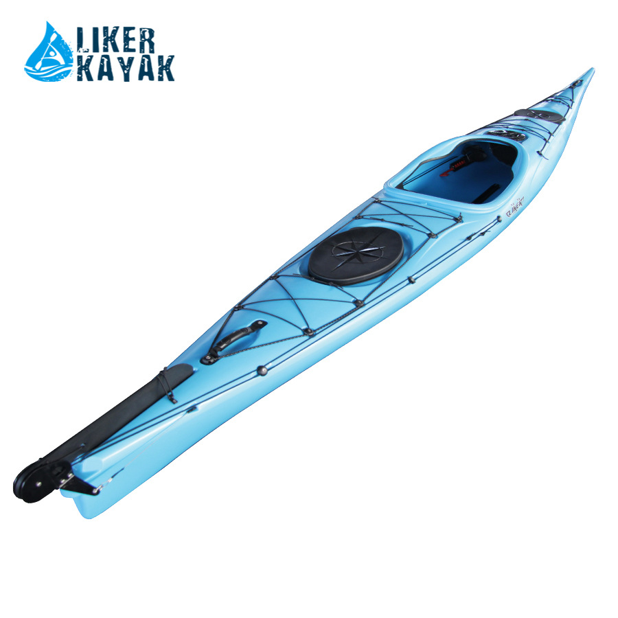 PE Surfing Boat Free Inflatable Kayak Plastic Boat Ocean Boat Single LLDPE Race Boat
