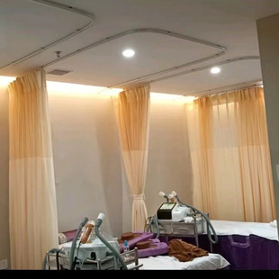 Partition curtain curtain shop partition curtain high precision thickened shading hanging curtain medical curtain fabric bed curtain home