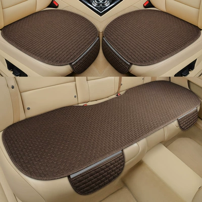 Four Seasons Pad | one-piece backrest three-piece five-seat full - coffee-three-piece-suit-small-linen-brick