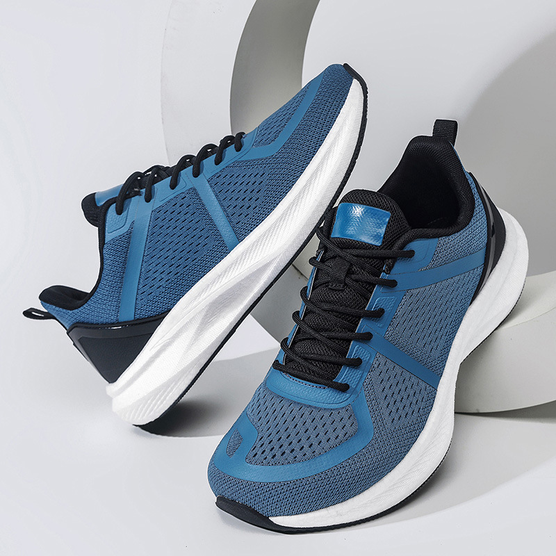 Nuevos zapatos de cabeza ancha para hombres de verano transpirables para correr ocio zapatos deportivos de cabeza grande para aumentar la altura de los pies anchos