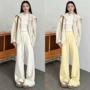 运动高腰显瘦春夏微喇裤
