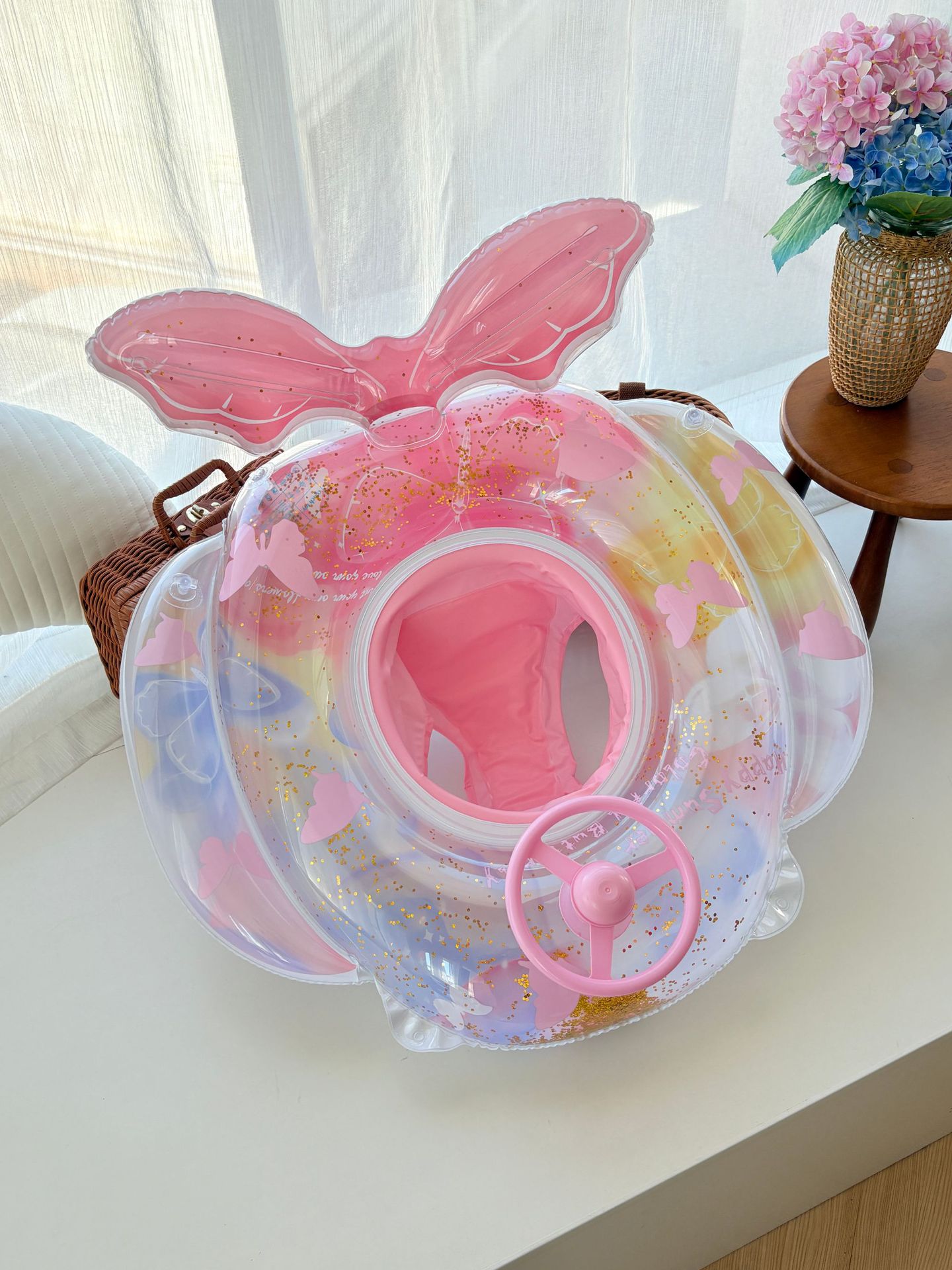 Anillo de natación amazónico para adultos padres e hijos pétalos de sequela anillo de nadador inflable para hombres y mujeres anillo flotante