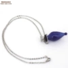 Drop-shaped, blue
