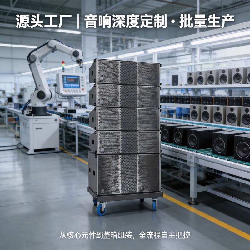 Hot-Selling Passive Line Array Factory Price Dual 8inch Full-Range Speaker Vk8