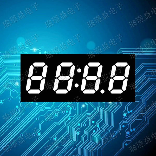 Светодиодная цифровая трубка 0,25 дюйма четырехразрядная красная тактовая цифровая трубка 2453AS BS