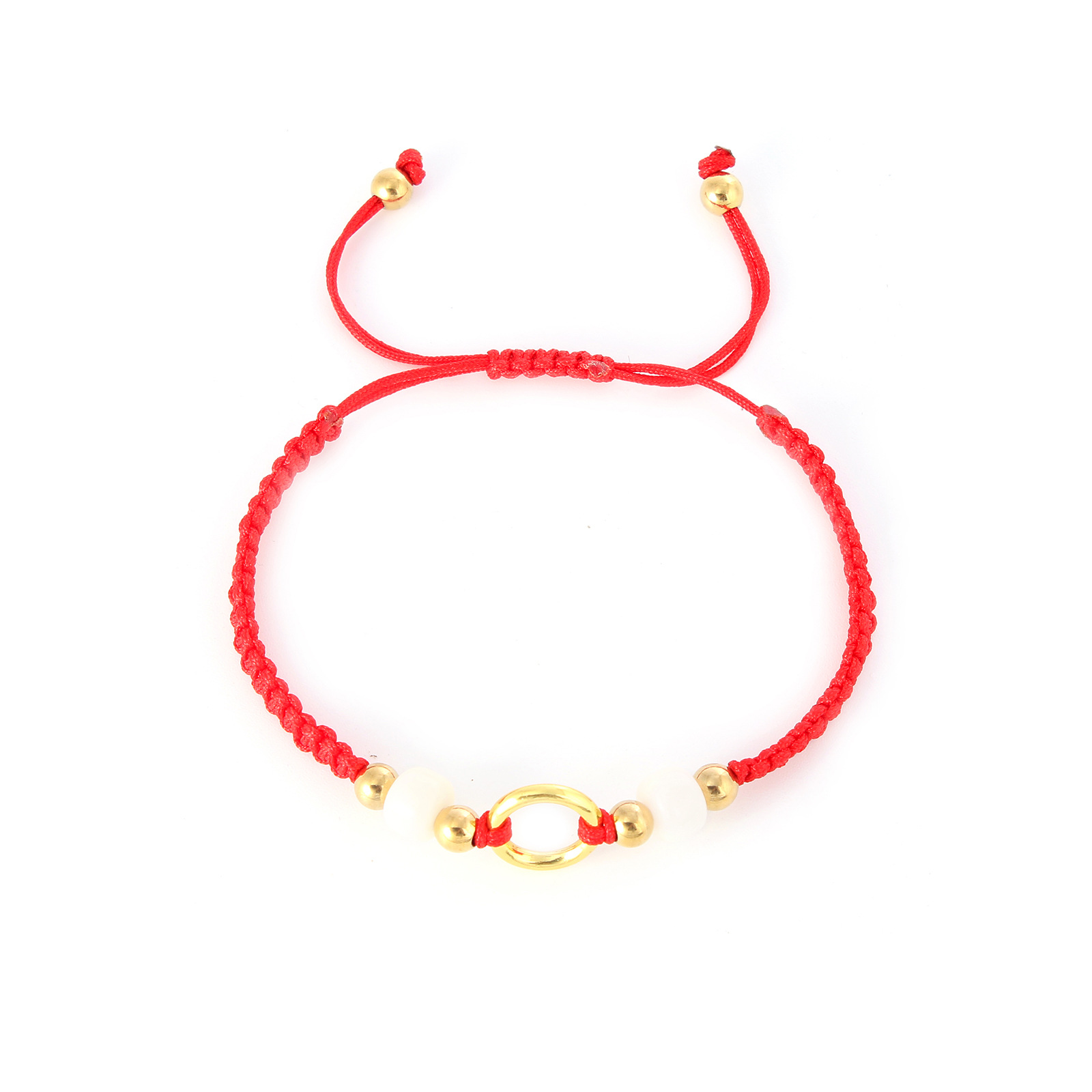 Lady Fashion Geometric Alloy Mixed materials Handmade Unisex Bracelets 1 Piece