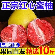 广西红心柚三红蜜柚柚子红肉应当季水果整箱斤包邮一件代发