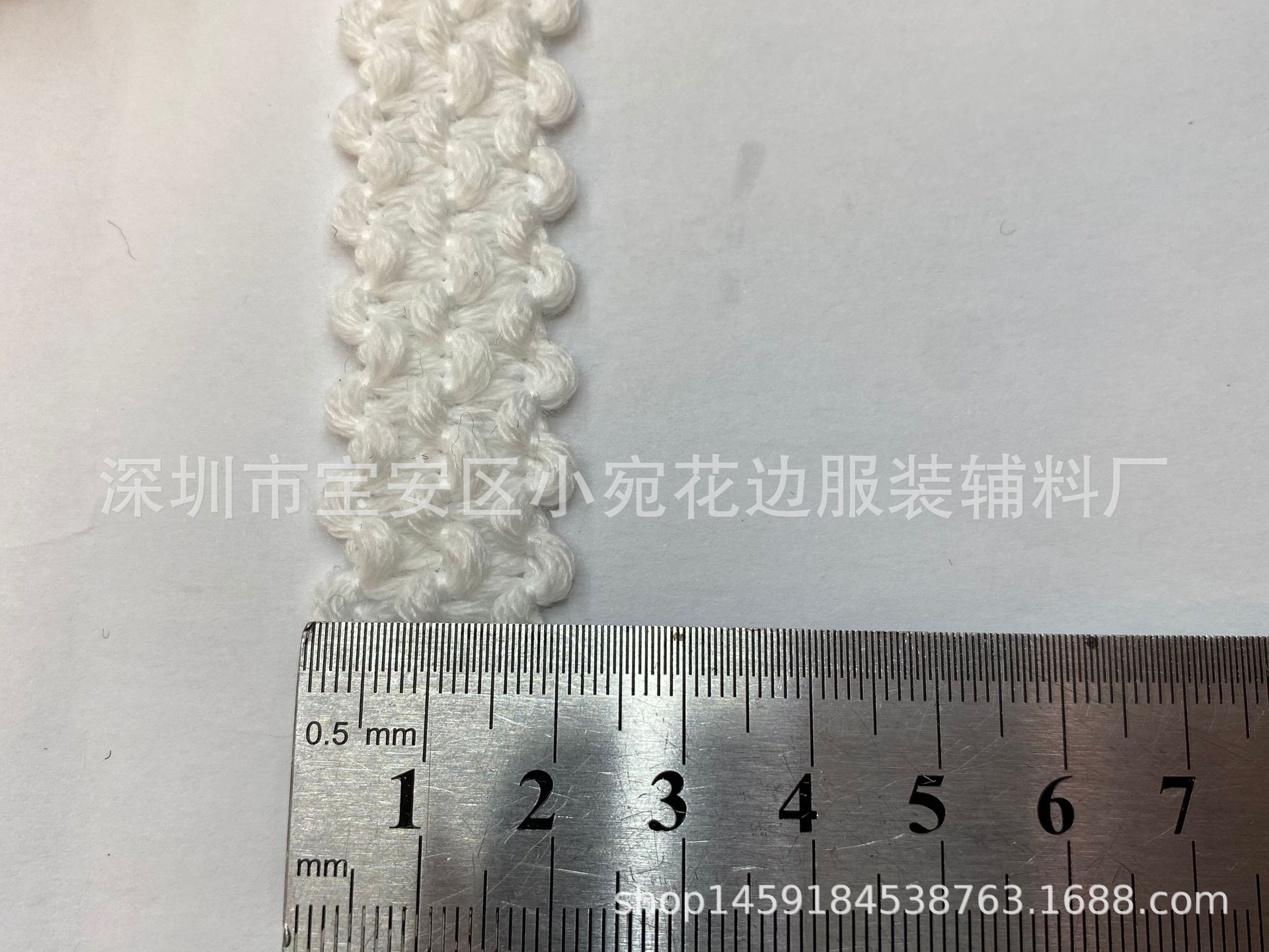 2cm简约风黑白色织带花边 毛衣外套头饰发带手工diy 床品围巾辅料