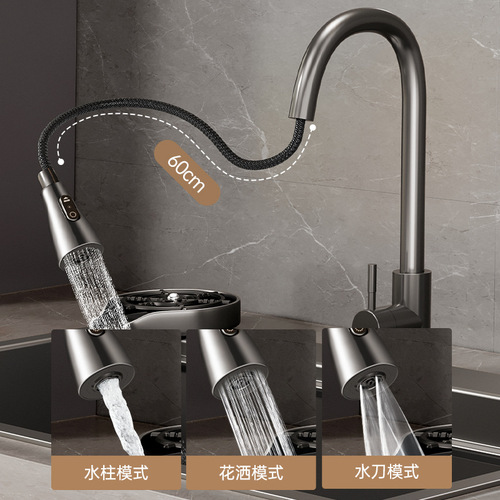 UG73 Gray 304 Stainless Steel Nano Kitchen Sink Household Large Single Slot Handmade Undercounter Basin Wash Basin Dishwasher Hand